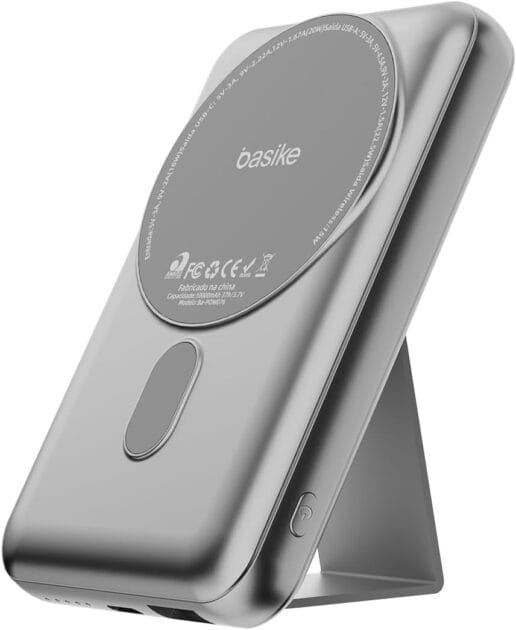 <p><strong>Basike Power Bank 10000mAh: Carregamento Rápido por Indução R$142,00!</strong></p>