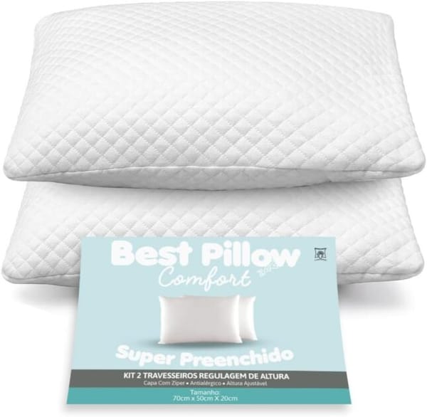 <p><strong>Transforme seu Sono com o Kit de 02 Travesseiros Best Casa - R$65,00!</strong></p>