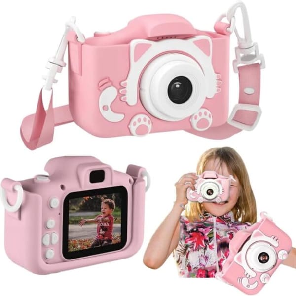 <p><strong>Câmera Digital Infantil Gatinhos Rosa 2.0MP - Vídeo HD e Jogos por R$86,90!</strong></p>