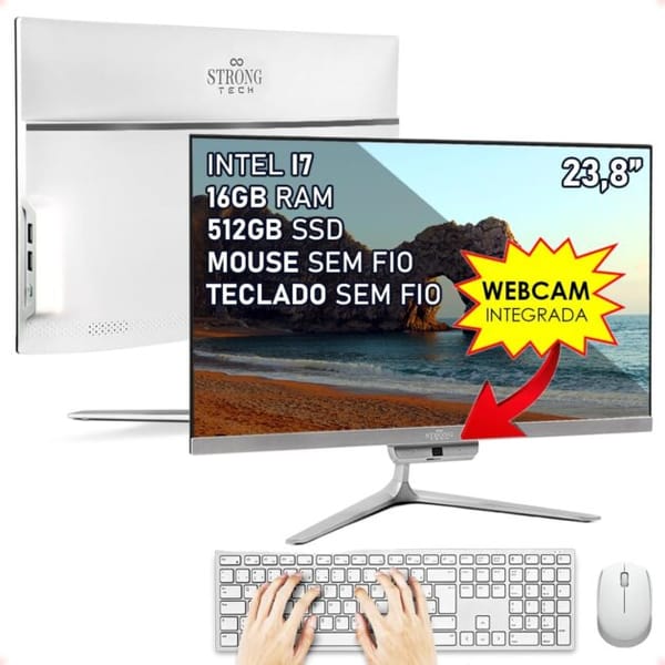 <p><strong>Aproveite o Strong Tech All In One i7 23,8" Full HD por R$2.055,02 – Excelente Desempenho e Estilo!</strong></p>