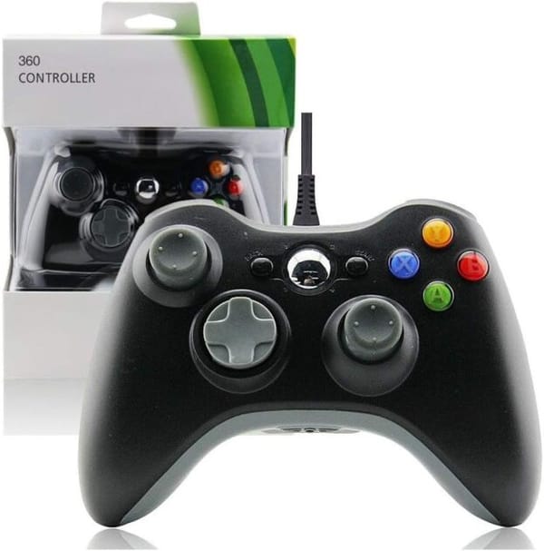 <p><strong>Controle USB com Fio para Xbox 360 e PC Preto por R$63,75 – Garanta Sua Diversão!</strong></p>