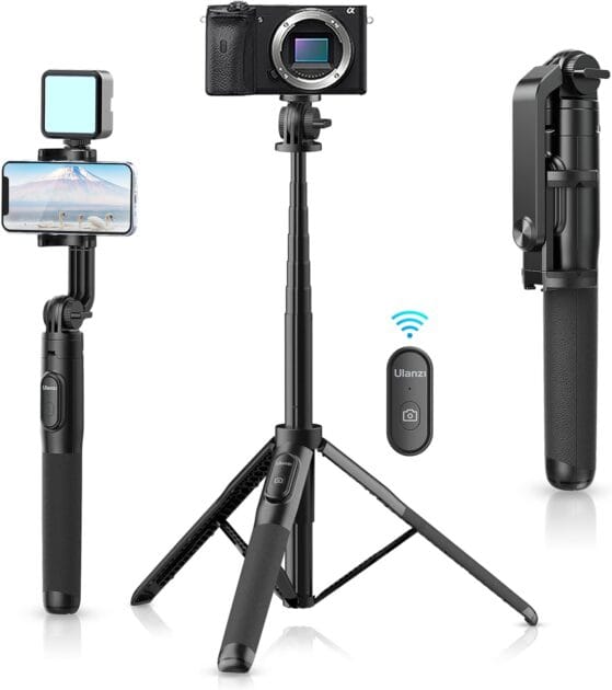 <p><strong>ULANZI SK-03: Tripé de Selfie 3 em 1 Estável e Removível por R$230,94!</strong></p>