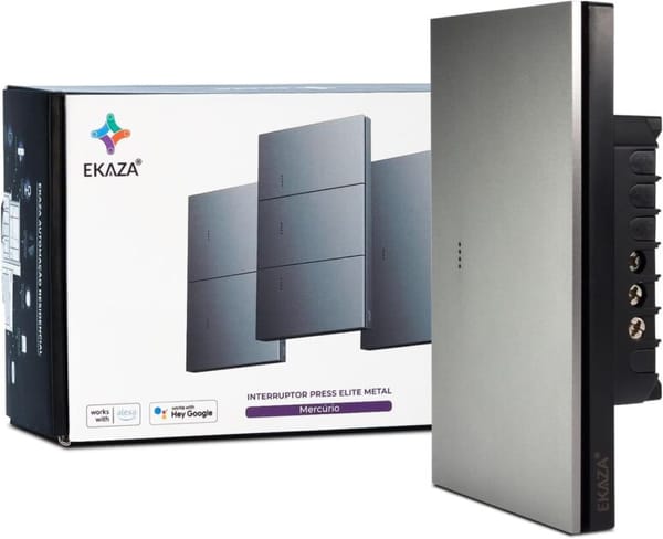 <p><strong>Desperte a Tecnologia com o EKAZA Interruptor Inteligente KGD-T408-1ZG - R$170,00!</strong></p>