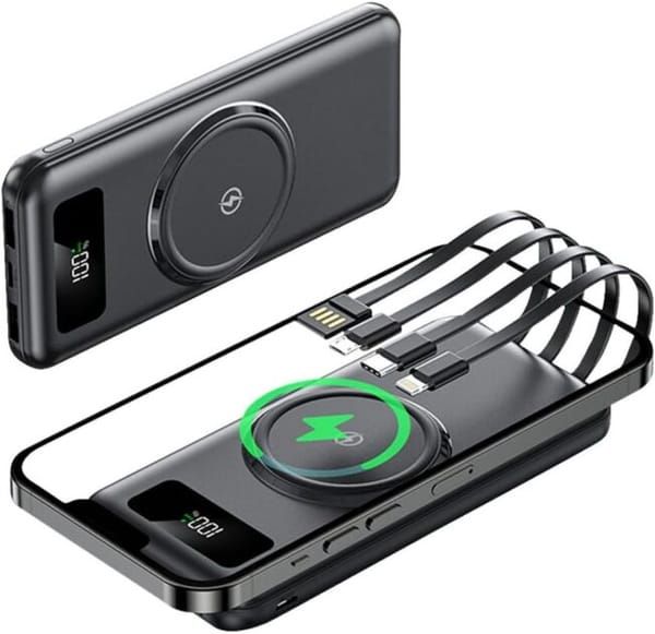 <p><strong>Banco de Energia Universal 20000mAh: Carregue Sempre com Praticidade!</strong></p>