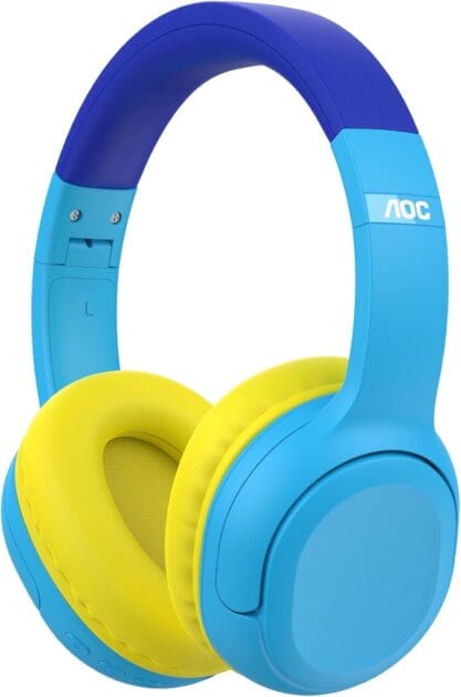 <p><strong>Headphone Bluetooth AOC Luccas Neto Aventureiro Azul com Adesivos - R$146,88! Personalize seu Estilo!</strong></p>