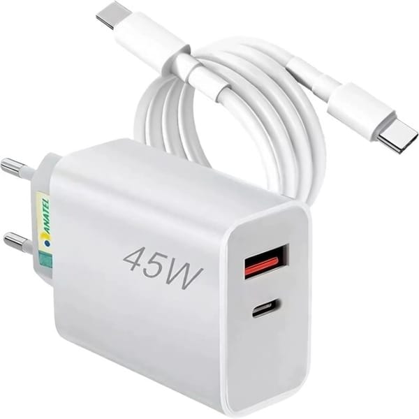 <p><strong>Aproveite! Kit Carregador Super Turbo 45W + Cabo USB Tipo C por R$59,90</strong></p>