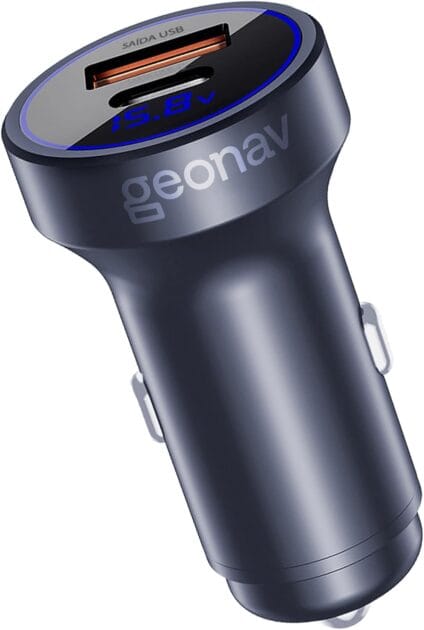 <p><strong>Aproveite o Geonav Ultrarrápido Duo 38W: Carregador Veicular 2 Portas por R$71,65!</strong></p>