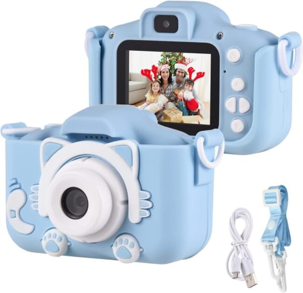 <p><strong>Henniu Mini Câmera Digital Infantil Azul: Diversão e Criatividade por R$97,50!</strong></p>