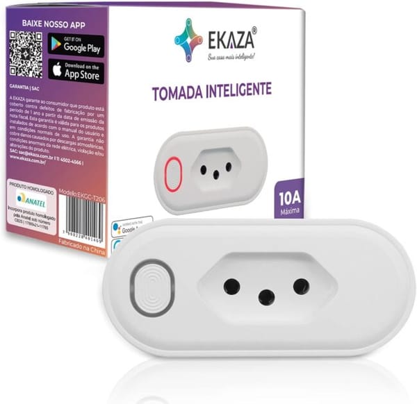 <p><strong>Transforme sua Casa com a EKAZA Tomada Inteligente 10A, Wi-Fi – R$67,15!</strong></p>