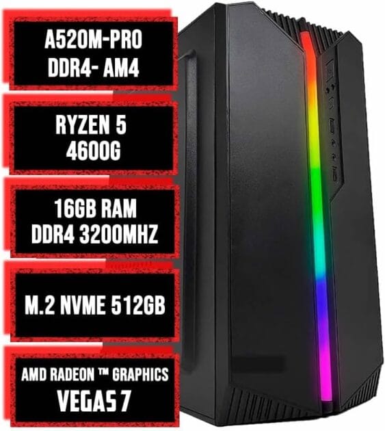 <p><strong>Adquira Já o PC GAMER LIDER RYZEN 5 4600G, 16GB DDR4 a R$2.149,99!</strong></p>