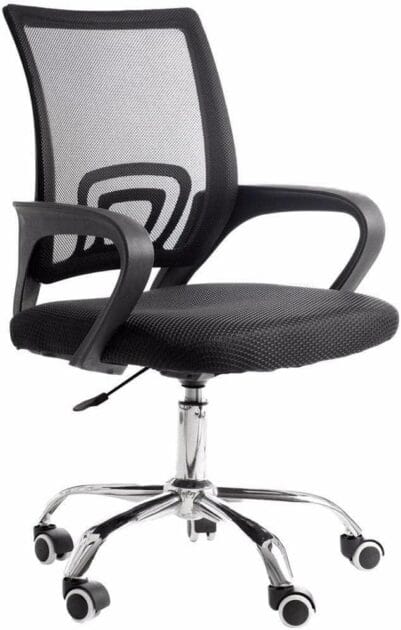 <p><strong>Garanta Conforto e Estilo: Cadeira de Escritório Fortt Rio Preta por R$199,00!</strong></p>