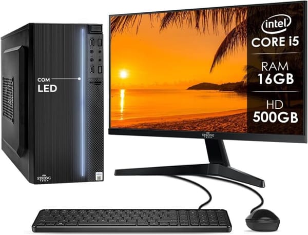 <p><strong>Strong Tech: Computador Completo Intel Core i5 com Monitor 17" por R$1.190,03 – Super Turbo e Pronto para Você!</strong></p>