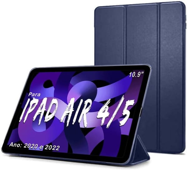<p><strong>Proteja Seu iPad Air com Estilo: ALAMO Smart Case Azul por R$78,90!</strong></p>