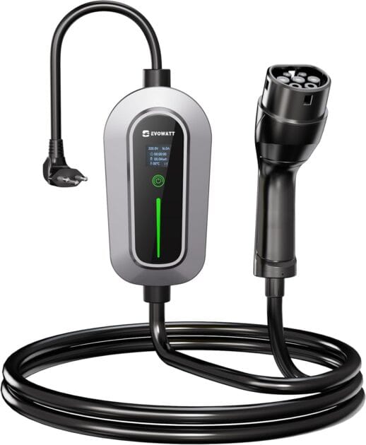 <p><strong>Evowatt Carregador Portátil 3,5kW para Carros Elétricos - Bivolt, tela TOUCHSCREEN e LED por R$999,00! Adquira já e carregue de forma prática!</strong></p>
