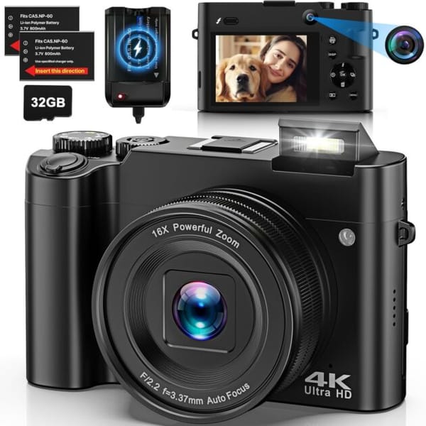 <p><strong>Capture Momentos Imperdíveis com a FJFJOPK: Câmera 4K de 64 MP por R$625!</strong></p>