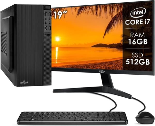 <p><strong>Aproveite! Strong Tech Computador Completo Intel Core i7 por R$1.500,02</strong></p>