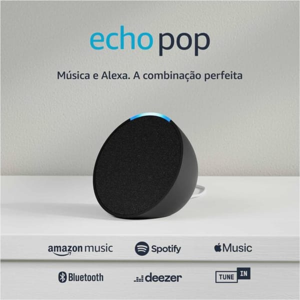 <p><strong>Echo Pop | Smart Speaker Compacto com Som Envolvente e Alexa | R$ 349,00 – Garanta o Seu!</strong></p>