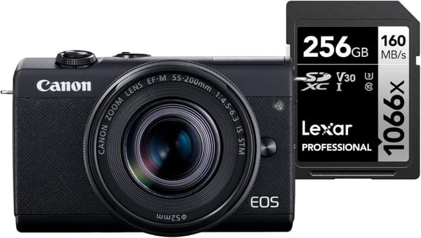 <p><strong>Canon EOS M200 com Cartão Lexar 256GB por R$58,39 – Capture Momentos Incríveis!</strong></p>
