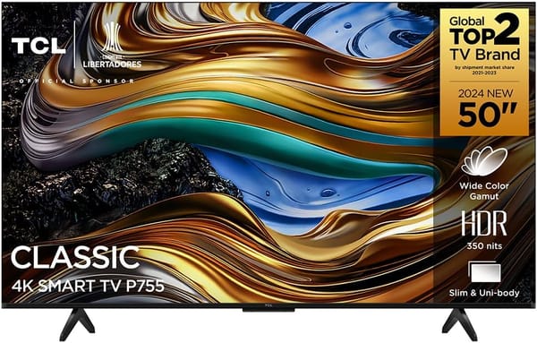 <p><strong>TCL LED SMART TV 50” P755 4K UHD GOOGLE TV a R$2.146,00 – Aproveite Agora!</strong></p>