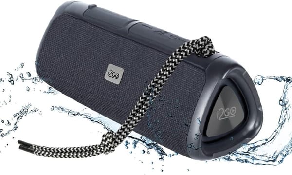 <p><strong>I2GO: Caixa de Som Bluetooth 12W RMS Resistente à Água – Só R$187,88!</strong></p>