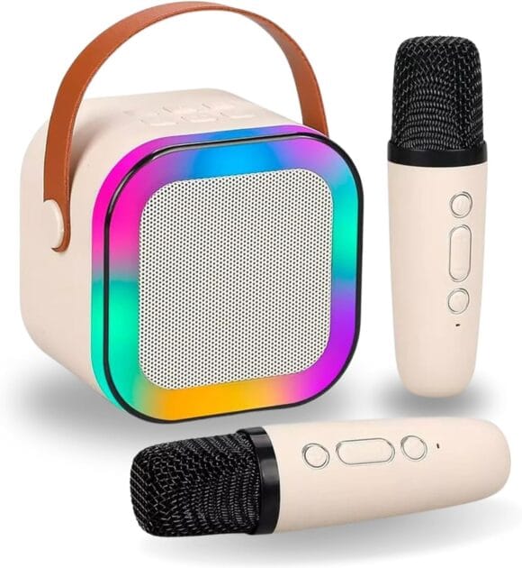 <p><strong>Karaokê Sem Fio Com Dois Microfones: Diversão Portátil e Música por R$93,89!</strong></p>