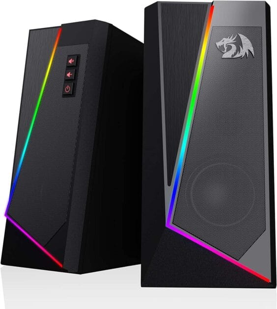 Redragon Anvil RGB GS520: Caixa de Som Gamer por R$207,30 - Som Imersivo!