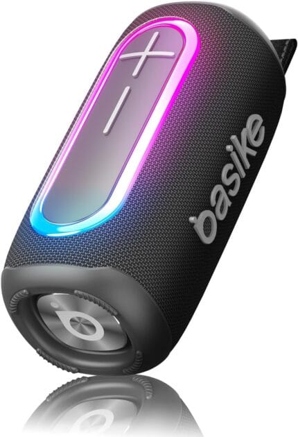 <p><strong>Caixa de Som Bluetooth Basike P60: Potência 45W/IPX6 e Luz RGB por R$335!</strong></p>