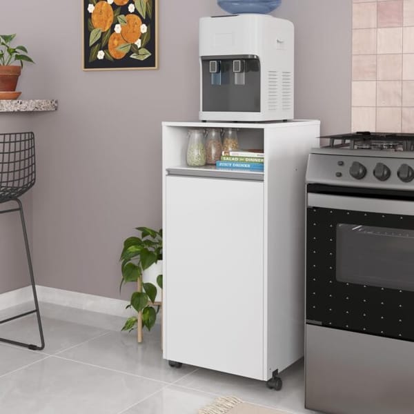 <p><strong>Aproveite! Aparador Suporte Branco Para Cozinha com Rodízio por R$199,99 - Organize Seu Espaço com Estilo!</strong></p>