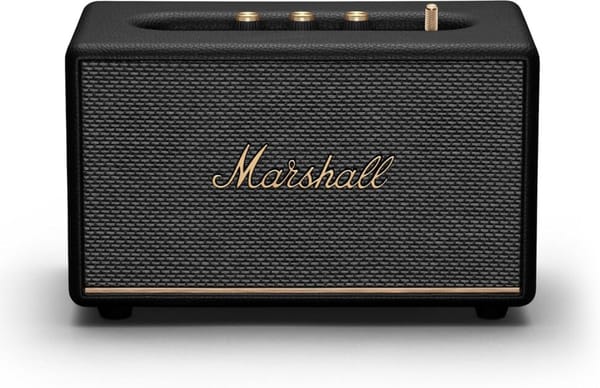 <p><strong>Marshall Acton III por R$2.700,00 – O Som Portátil que Encanta!</strong></p>