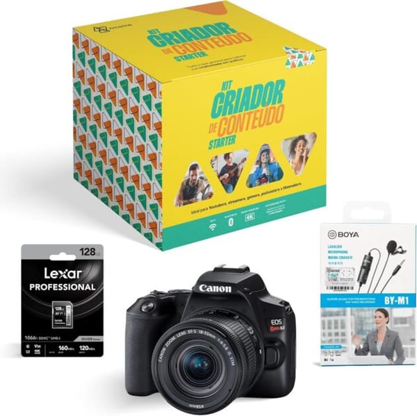 <p><strong>Transforme Seu Conteúdo com o Kit Canon EOS Rebel SL3 por R$4.436,83!</strong></p>