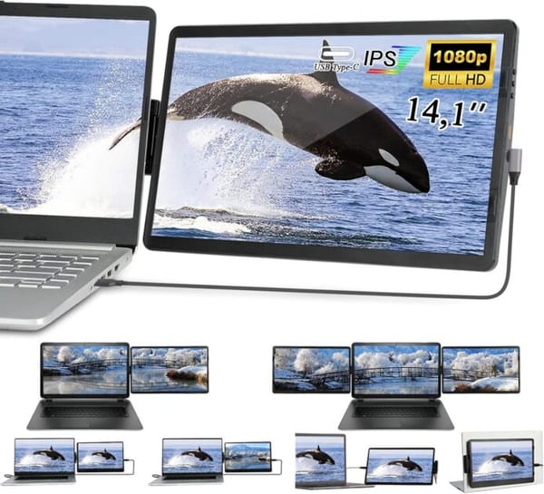 <p><strong>Iryreafer 14,1" FHD Monitor Portátil: Duplique Sua Produtividade por R$789,99!</strong></p>