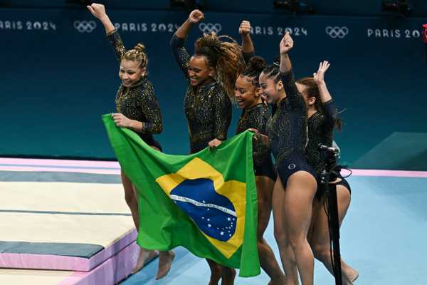 Brasil conquista bronze nas equipes de ginástica em 2024