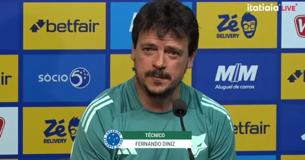 Fernando Diniz critica calendário e planeja rodizar elenco do Cruzeiro