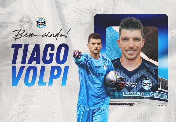 Grêmio confirma chegada do goleiro Tiago Volpi até 2026