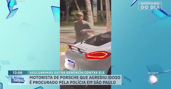Homem agride idoso em SP após reclamação de ronco de carro