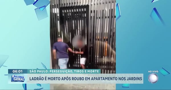 Ladrão é abatido após roubo em apartamento nos Jardins
