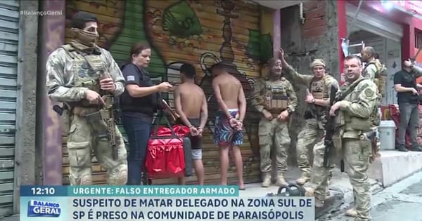 Suspeito do assassinato de delegado é preso em Paraisópolis