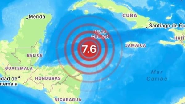 Terremoto de 7,6 no Caribe gera alerta de tsunami na região