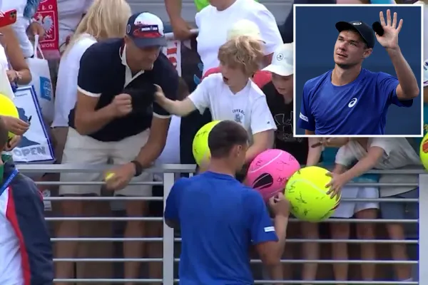US Open: homem toma boné de criança; Kamil reage