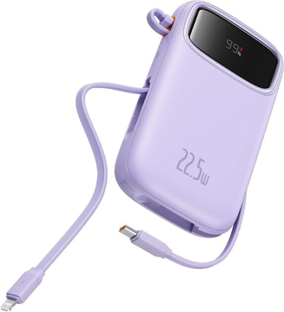 <p><strong>Baseus Power Bank 10.000mAh Roxo: Carregamento Rápido 22,5W por R$269,00!</strong></p>