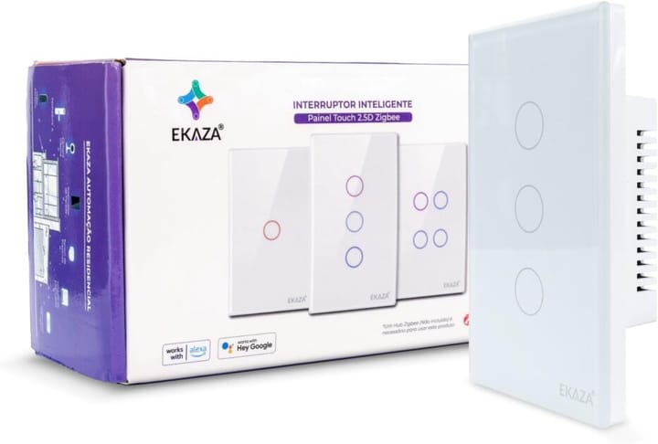 <p><strong>Transforme sua Casa com o EKAZA Interruptor Inteligente Touch – Apenas R$118!</strong></p>