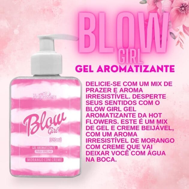 <p><strong>Explore o Blow Girl Gel Aromatizante para Virilha - Morango com Creme, 320ml por R$68,90! Saúde e Bem-Estar de Forma Deliciosa!</strong></p>