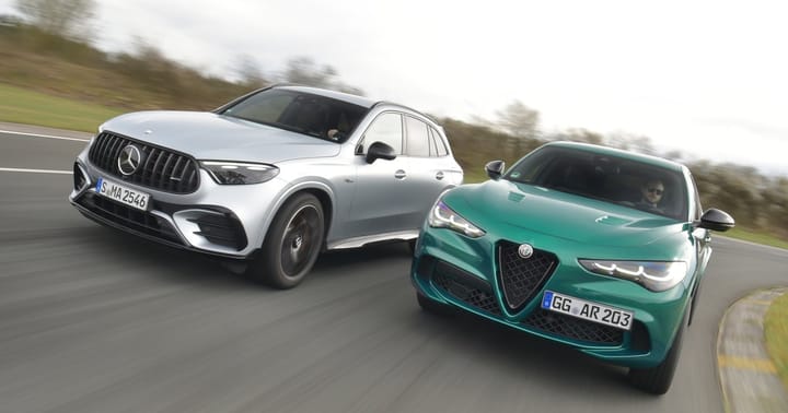 Comparativo Mercedes-AMG GLC 63 e Alfa Romeo Stelvio: V8 faz falta?