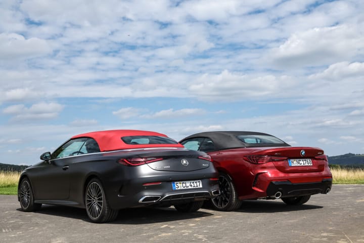 Mercedes Cle Cabriolet supera BMW 430i: o acessório polêmico