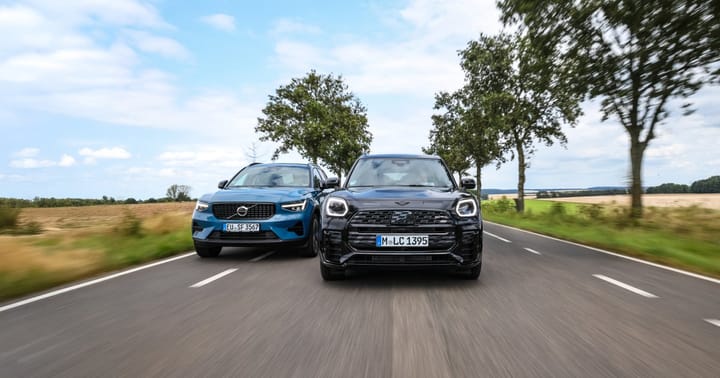 Mini Countryman vs Volvo XC40: Qual é o seu vencedor?